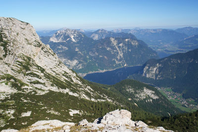 Blick vom Krippenstein über Hallstatt