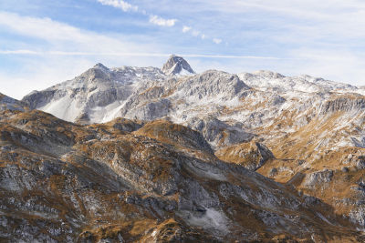 Hügellandschaft zwischen Tischbühel und Mosermandl