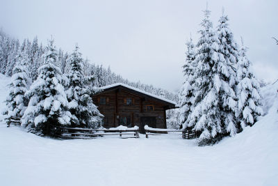Beachtliche Schneemassen bereits im Tal