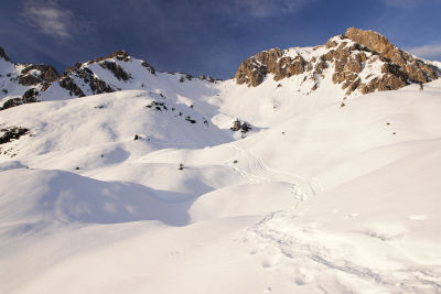 Hügeliges Plateau südlich von Mühlauer Sattel und Kreuzmauer