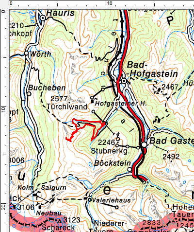 Tourengebiet Angertal - Kalkbretterkopf