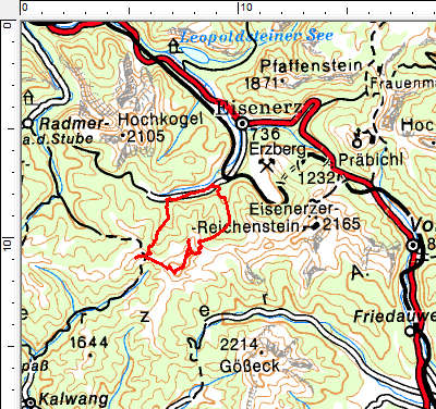 Tourengebiet Kragelschinken - Wildfeld - Stadelstein