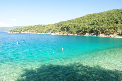 Am Strand von Valun