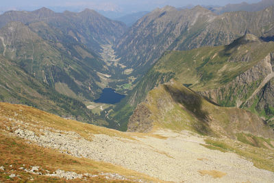 Der lange Weg vom Schwarzensee zur Breitlahnhütte