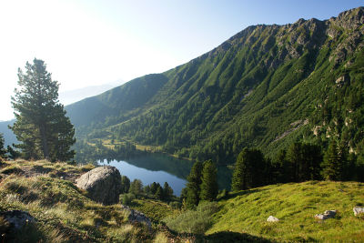 Blick über den Großen Scheibelsee