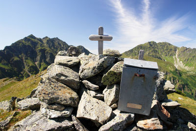 Kleines Gipfelkreuz auf der Großen Rübe