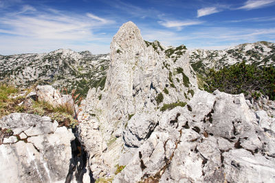 Am Dreibrüderkogel-Südgipfel