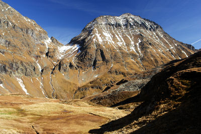Blick von den Landawirseen zum Hochgolling
