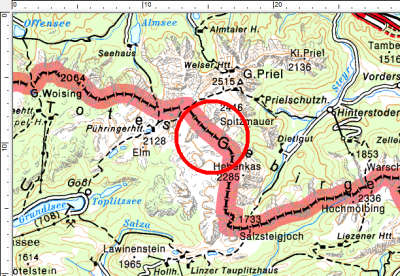 Tourengebiet Feuertalberg - Hochkasten