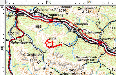 Tourengebiet Liesing - Triebener Tauern