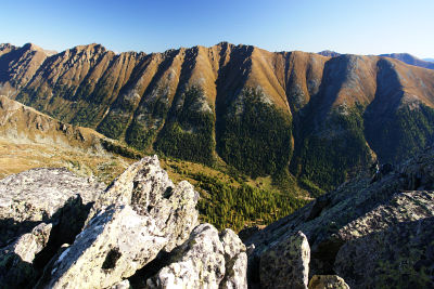 Gebirgskamm vom Schöderkogel zum Eisenhut