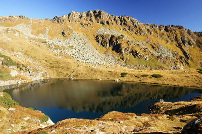 Blick über den Mittleren Kaltenbachsee