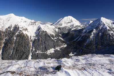 Herrlicher Ausblick auf Sonntagskogel und Großen Grießstein