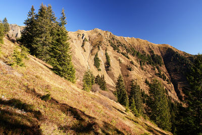 Bergkamm vom Gumpeneck zum Kühofenspitz