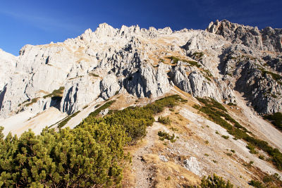 Im obersten Abschnitt des Jungfrauensteiges