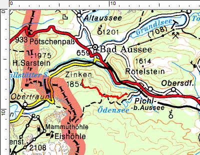 Tourengebiet Salzkammergut - Ödensee