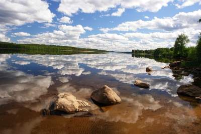 Idylle am Lule älv