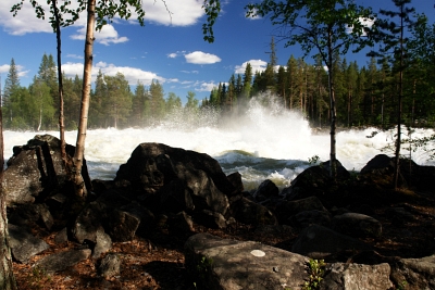 Storforsen - die größten Stromschnellen Skandinaviens