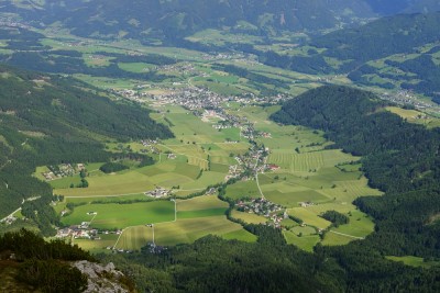 Ausblick vom Stoderzinken nach Gröbming