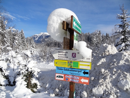 Beim Salzastausee: 4 Stunden bis zum Hochmühleck