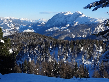 Ausblick vom Hochmühleck zum Grimming