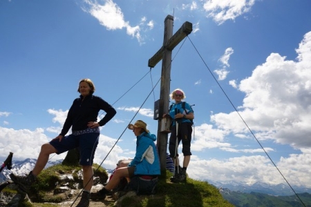 Gipfelkreuz Glingspitze (06.07.2014)
