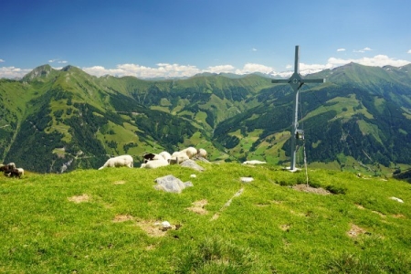 Gipfelkreuz Roßkopf (19.07.2014)