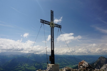 Gipfelkreuz Kammspitz (26.07.2014)