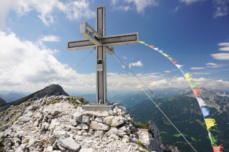 Das 2013 neu errichtete Gifpelkreuz auf der St. Gallener Spitze