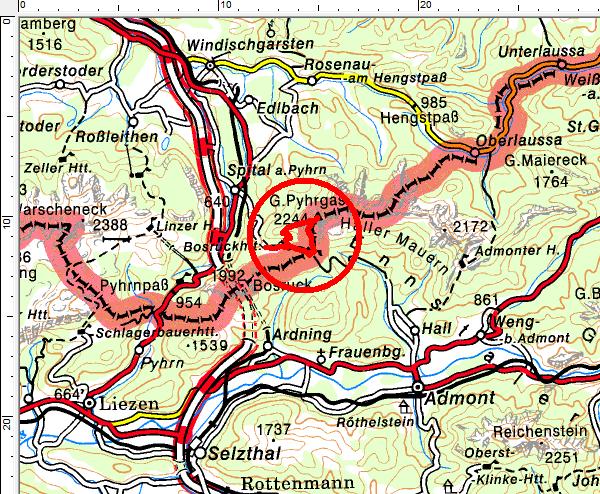 Tourengebiet Pyhrn-Priel / Haller Mauern