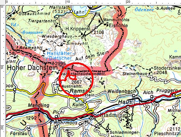 Das Tourengebiet Ramsau - Dachstein-Süd