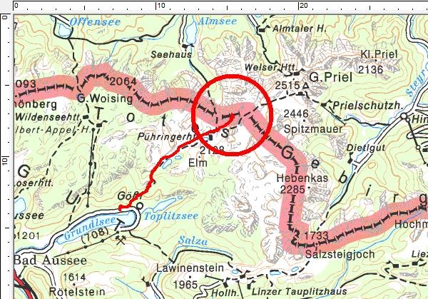 Tourengebiet Grundlsee - Pühringer Hütte