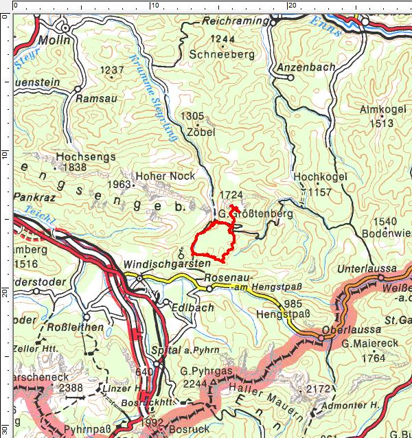 Tourengebiet Reichraminger Hintergebirge