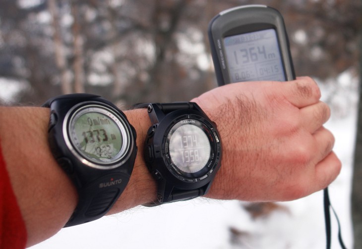 "Uhrenvergleich" und "GPS-Vergleich"