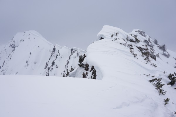 Suboptimales Wetter auf der Wolfnalmspitze
