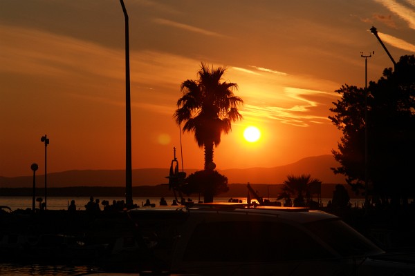 Sonnenuntergangs-Impressionen in Crikvenica