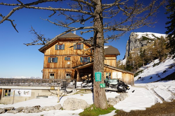 Von der Loserhütte auf den Loser (rechts hinten)