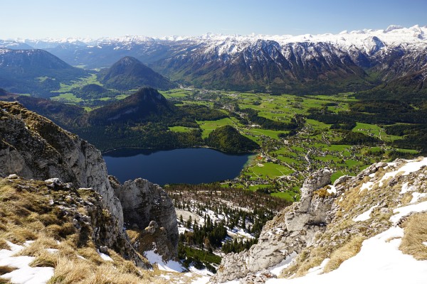 Tiefblick über Altaussee