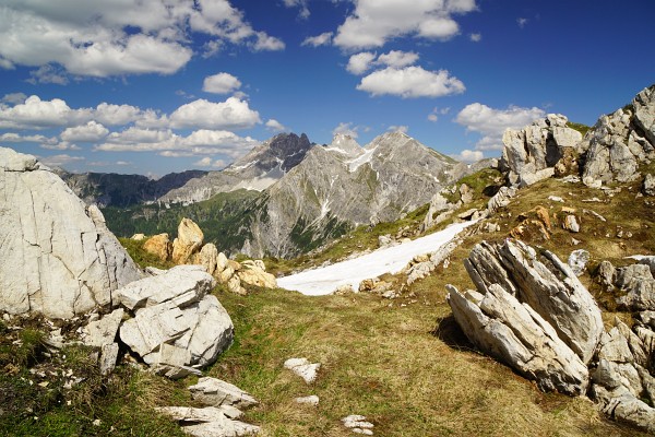 Unterwegs zwischen Scheibenkogel und Maierkogel