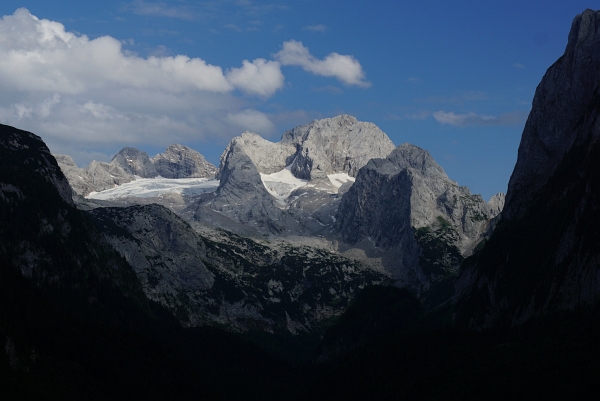 Gosaugletscher im Zoom-Blick