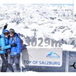 Die AlpenYetis beim Photopoint "Top of Salzburg" in 3.029 Meter Seehöhe.