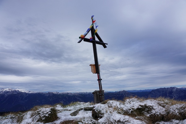 Gipfelkreuz am Scheibleck