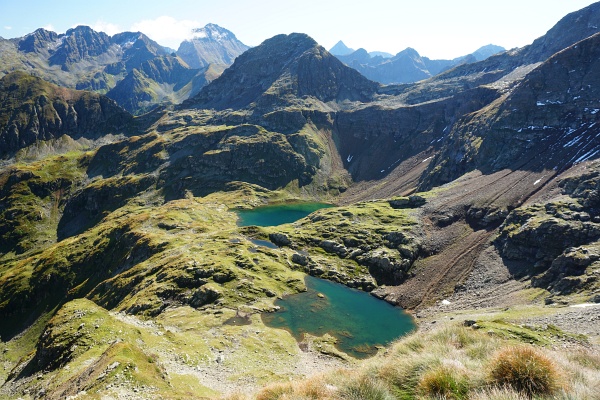 Blick von der Grobfeldspitze über das Buckelkar