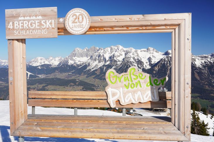 Den Dachstein - ansonsten immer Fixpunkt der Frühjahrs-Skitouren - geben wir uns heuer nur aus der Ferne.
